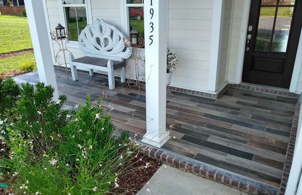 Tiled Porches